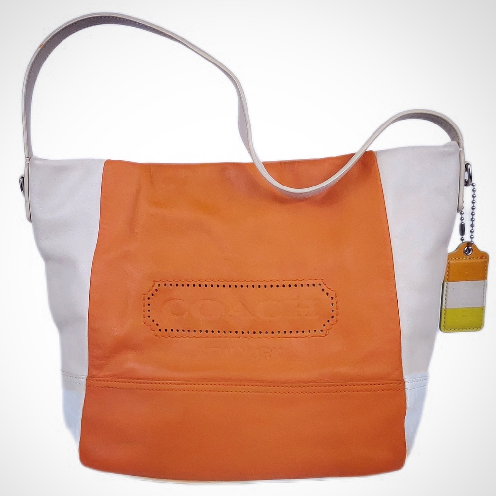 COACH SPORTY COLORBLOCK HOBO